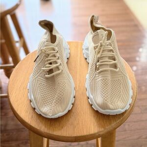 Fashion Nova Beige Athletic Shoes